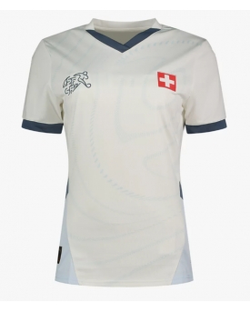 Svizzera Maglia Gara Trasferta Repliche Europei 2024 Donna